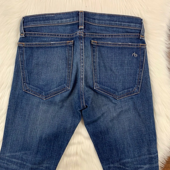 Rag & Bone Slim Boyfriend Dre Denim Jeans - Picture 7 of 7